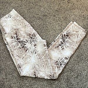 Aerie brown tan printed leggings medium